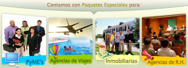 Contamos con Paquetes Especiales